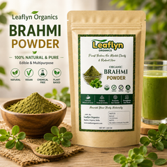 Brahmi Powder – Natural Hair, Scalp & Herbal Care | Leaflyn Organics