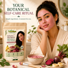 Leaflyn Organics Banana + Beetroot Powder – Natural & Pure | Edible & Multipurpose | 100g
