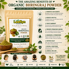 Bhringraj Powder – Natural Hair Care & Scalp Care | Leaflyn Organics