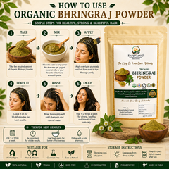 Bhringraj Powder – Natural Hair Care & Scalp Care | Leaflyn Organics