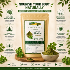 Brahmi Powder – Natural Hair, Scalp & Herbal Care | Leaflyn Organics