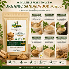 Sandalwood Powder – Natural Skin Care & Face Pack | Leaflyn Organics